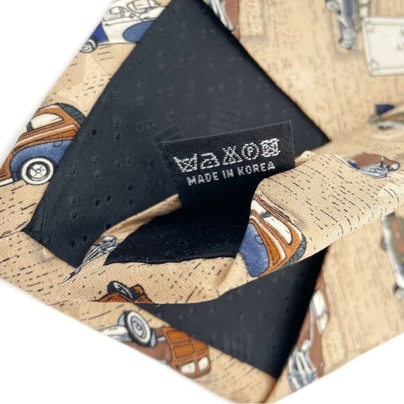 Vintage Tango Silk Americana Series Necktie American Woodies 1928-1961 Men’s Tie - Picture 12 of 13